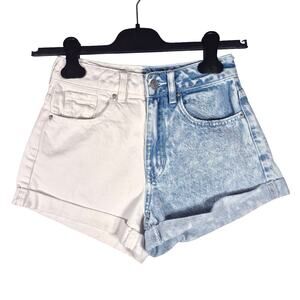 Pacsun Two-Tone High Waist Mom Shorts Womens size 23